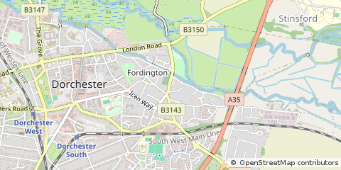 Map of Dorchester