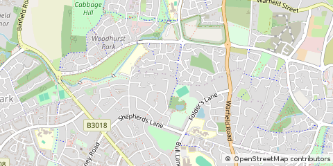 Map of Bracknell, Berkshire
