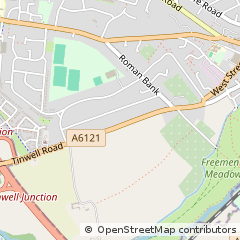 Map of Stamford, Lincolnshire