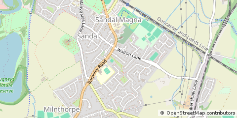 Map of West Yorkshire