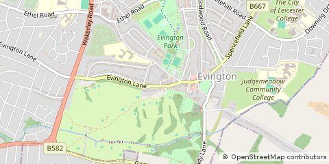 Map of Leicester