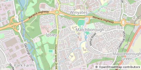 Map of Redditch