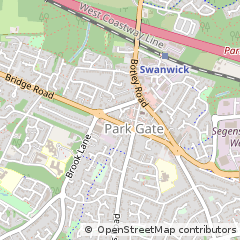 Map of Southampton, Hampshire