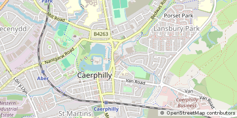 Map of Cardiff