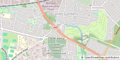 Map of Coventry