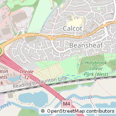 Map of Reading, Berkshire