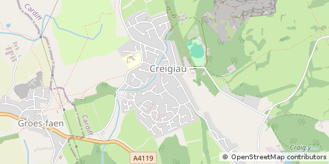 Map of Cardiff
