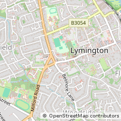 Map of Lymington, Hampshire