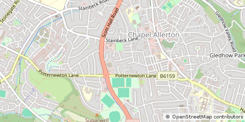 Map of Leeds