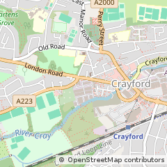 Map of Dartford, Kent