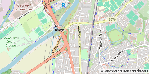 Map of Nottingham