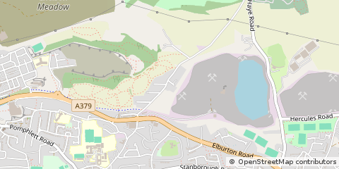 Map of Plymouth, Devon