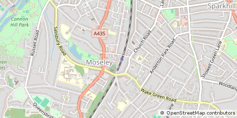 Map of Moseley