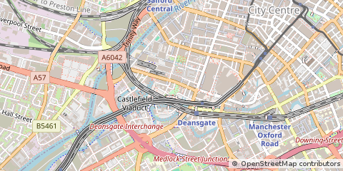Map of Manchester
