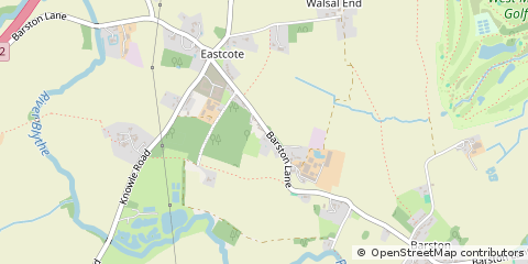 Map of Barston, West Midlands