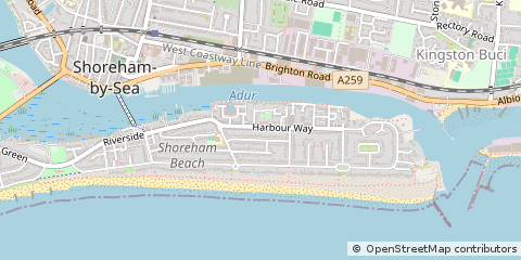 Map of West Sussex