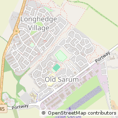 Map of Salisbury, Wiltshire