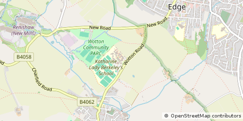 Map of Wotton-Under-Edge, Gloucestershire