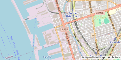 Map of Merseyside
