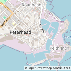 Map of Peterhead, Aberdeenshire