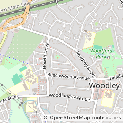 Map of Reading, Berkshire