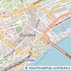 Map of Dundee, Tayside