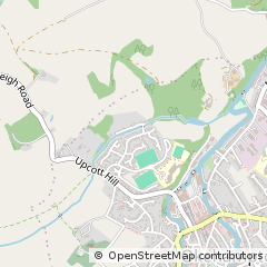Map of Okehampton, Devon