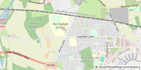 Map of Doncaster