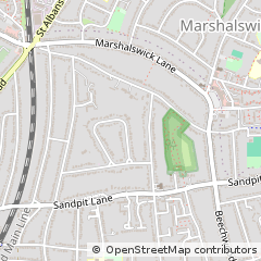 Map of ST. Albans, Hertfordshire
