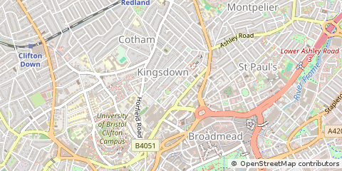 Map of Bristol