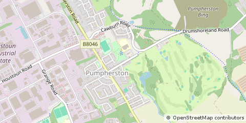 Map of Livingston, West Lothian