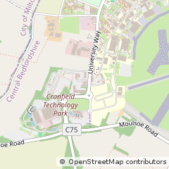 Map of Cranfield, Bedfordshire