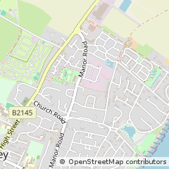 Map of Chichester, West Sussex