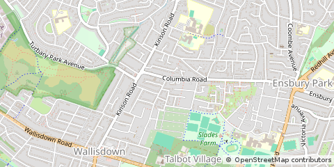 Map of Bournemouth, Dorset