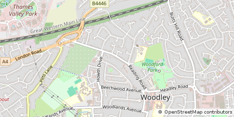 Map of Reading