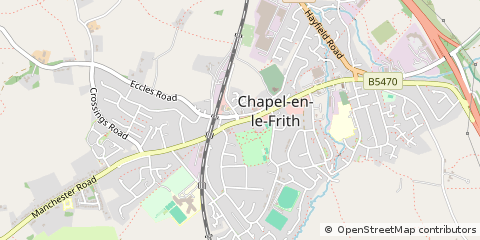 Map of High Peak