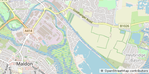 Map of Maldon, Essex
