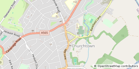 Map of Southport