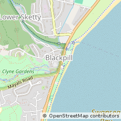 Map of Swansea