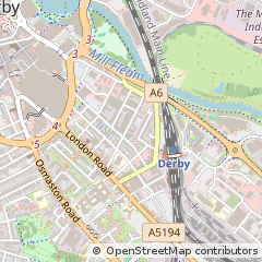 Map of Derby