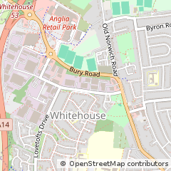 Map of Ipswich, Suffolk