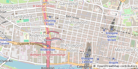Map of Glasgow