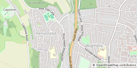 Map of Sittingbourne, Kent