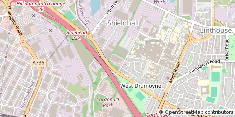 Map of Glasgow