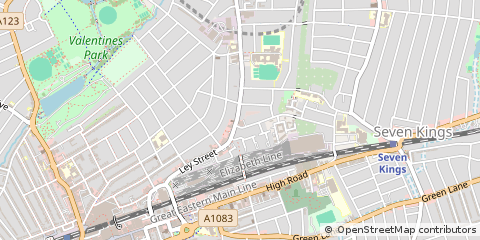 Map of Ilford