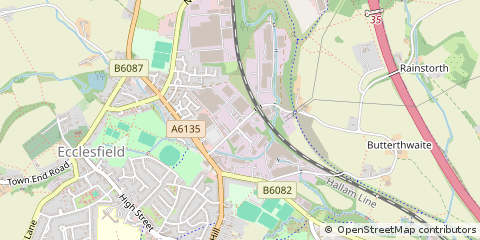 Map of Sheffield