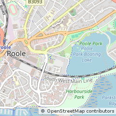 Map of Poole, Dorset