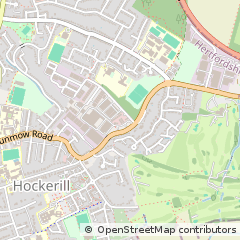 Map of Bishop's Stortford, Hertfordshire