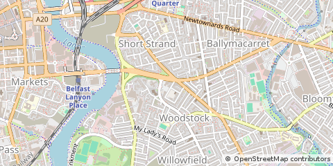 Map of Belfast