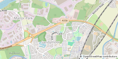 Map of Runcorn